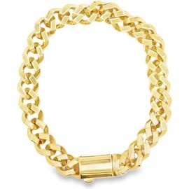 18K Yellow Gold Cuban Link Bracelet