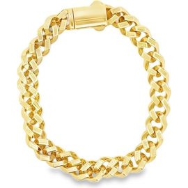 18K Yellow Gold Cuban Link Bracelet
