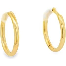 18K Yellow Gold Classic Sleeper Hoops