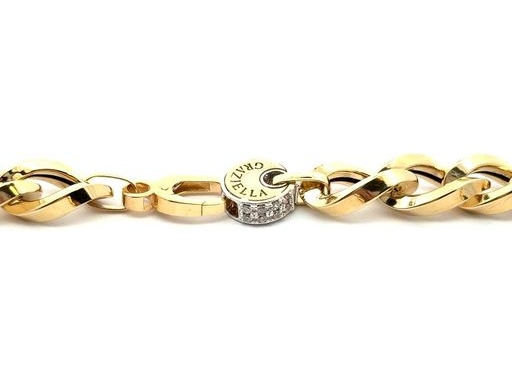 18K Yellow Gold 18.5-Inch Cuban Link Chain Necklace