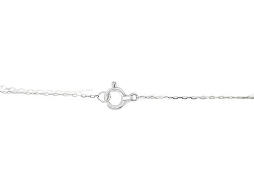 18K White Gold Pendant Necklace with Natural  Marquise-Cut Diamond