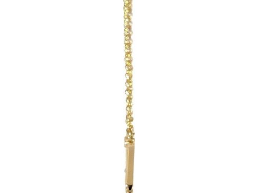 18k yellow gold W necklace with natrual diamons,emerald and ruby