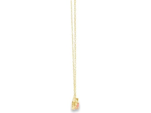 18K Yellow Gold Necklace with Natural Colored Gemstones and Diamonds
