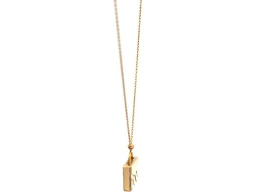 18K Yellow Gold Handbag Pendant Necklace